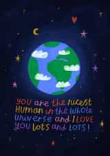 Space Valentine's Day Card created by Nikki Miles