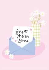Cute Mother's Day Card - Best Mum Ever created by Lydia Southgate