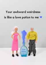 Funny Valentines Card - Love potion created by Bold & Bright Cards