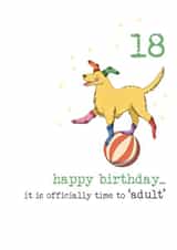 18 - Time to Adult - Birthday created by Dandelion Stationery