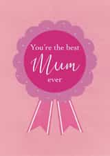 Best Mum Ever - Mothers Day Card - Mother Birthday Card - Trophy - Mummy - Mum created by Rainee Collections