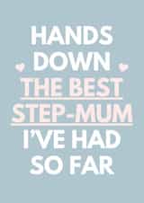 Cute Mother's Day Card For Step Mum - Hands Down created by Sundiva Designs