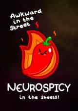 Funny Valentine's Card for Neurospicy humans! created by Innabox