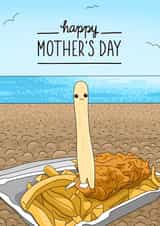 Cute Mother's Day card - Chippy created by Evie Garnett Designs