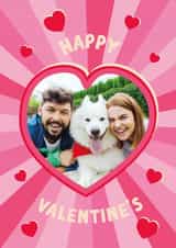 Personalised Valentines Day Photo Card created by The Pattern Press - Cute Valentine's Card - Heart
