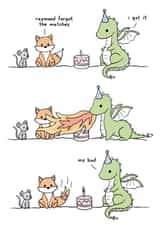 Cute Birthday Card For Friends & Family - Raymond & Friends created by Erin O'Farrell