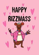 Valentine’s Day card with all the Rizz. created by Saint Ell
