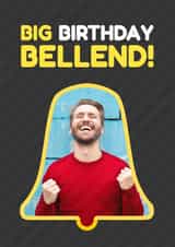 Personalised Birthday Photo Card created by Simon - Funny Birthday Photo Card - For Him - Bellend