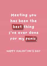 Meeting You Best for Penis Card created by Hartfelt Designs