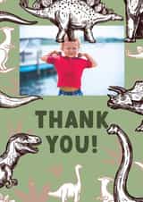 Personalised Thank You Photo Card created by Summer Lane Studio - Cute Thank You Photo Card - Birthday Party