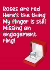 Cheeky Valentine's Day card - for him - Propose created by Filthy Sentiments