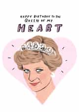 Cute illustrated Birthday Card - for any Queen in your Life created by EllieReynoldsDesign