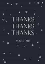 Thanks you star! created by Dapple pop studio