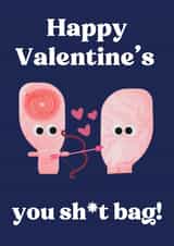 Funny Valentine's Day Card for Ostomates created by ostique