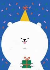 Cute Celebration Card - Bichon Frisé Birthday Dog created by SNIP SNIP HOORAY!
