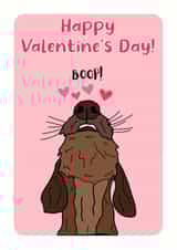 Cute Valentine’s Day Card - Dog - Boop created by TheYoungBandit .