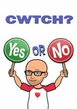 Welsh themed valentines day card created by RFFME Designs