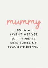 First Mother's Day Card - from the bump created by Paper & Wool