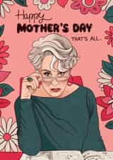 Fun Mother's Day card - Meryl Streep - That's All created by Kasia Cards