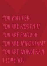 Heartfelt Valentine's Day / Anniversary Card for that Special Someone created by Joanne de Pace