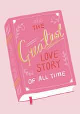 The Greatest Love Story Card - Valentines - Anniversary created by Molly Redmond Design