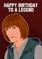 Funny Birthday Card - The Traitors Diane created by Pink + Pip