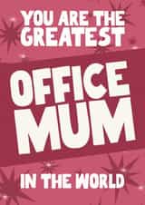 Fun Mother's Day card - office Mum - Colleague created by Pickled Prints