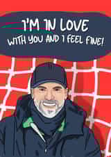 Cute Valentine's Day Card - Jurgen Klopp created by Original Fox Cards