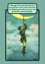 Funny Valentine's Day Card - Second Thoughts - Dave created by OBJECTABLES