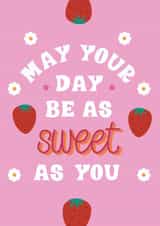Cute fruity Valentine's Day card for your significant other created by Letters by Amy