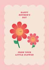 Cute Mother’s Day Card - Little Flower created by Pig + Plums