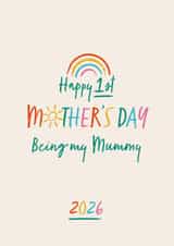 Cute Mother's Day Card - First Mother's Day -2026 created by Sharon Armstrong Creative