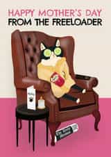 Funny Mother's Day Card - from the Cat created by AbiGoLucky