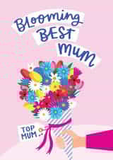 Pretty Mother's Day Card - Flowers - Bouquet - Top Mum created by Jane Katherine Houghton