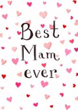 Cute Mother's Day Card - Best Mam Ever created by Love Lucy Illustration