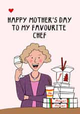Funny Mother’s Day card - for your mum who hates cooking created by Hello Hatty