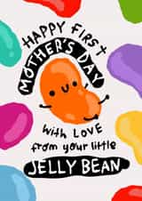 Cute Mother's Day Card - love from your Jelly Bean created by The Playful Indian
