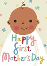Cute Mother's Day Card - First - Baby created by @AimeeStevens.Design
