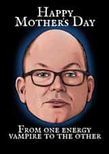 What We Do In The Shadows inspired Mother's Day card - From one energy vampire created by Happy Rose