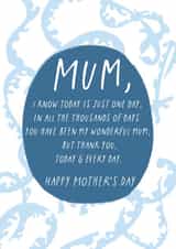 Heartfelt Mother's Day Card - Wonderful Mum created by Sweetlove Press