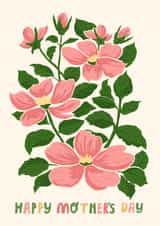 Pretty Mother’s Day Card - Flowers created by Julia Zaitseva