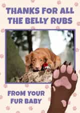 Personalised Mothers Day Photo Card created by @tikkled.pink - Cute Mother's Day Card - From the dog 1001