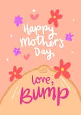 Happy Mother's Day Card - Floral - From the Bump created by Alice Piper