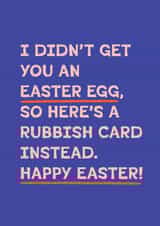 Funny/Rude Easter Card - Happy Easter created by Folio | Ian Owen