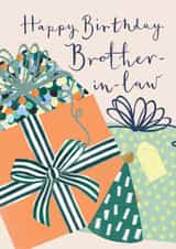 Colourful Birthday Card - For Brother-in-Law - Presents created by Louise Tiler