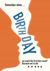 Cheeky Birthday Card - One Day Book created by Pickled Prints