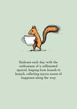 Joyful Squirrel Adventures - Happy Birthday or Just Because - Inspirational created by Chunky Pixel