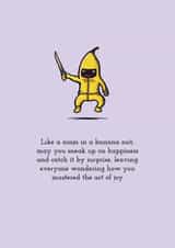 The Banana Suit Ninja - Joyful Stealth created by Chunky Pixel
