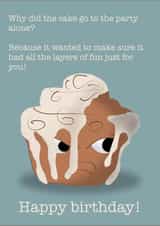 Cute funny birthday card created by Ruslana Romanenko