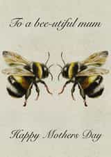 Cute Mother’s Day card for a bee-utiful mum created by Holly  Burton